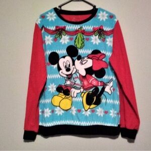 VINTAGE DISNEY XL CREW NECK PULLOVER SWEATER GENTLY USED